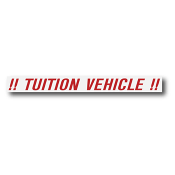 !! TUITION VEHICLE !!